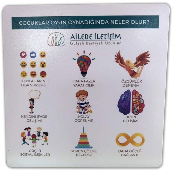 Ailede İletişim Motto Magnet - Ne olur? Serisi - Görsel 3