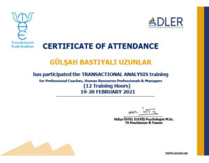 Adler Coaching and Business Training - Transaksiyonel Analiz Eğitimi